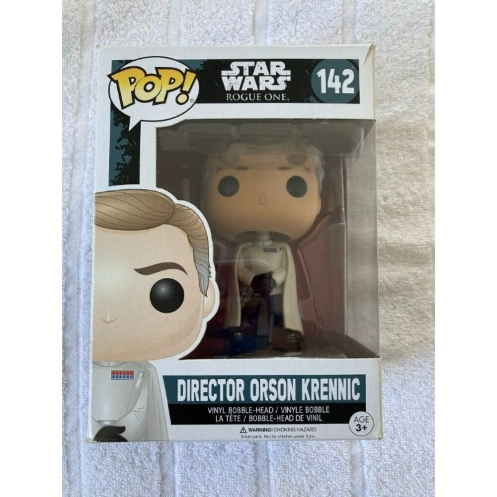 Funko POP! Star Wars Rogue One Director Orson Krennic 142 in Box Bobblehead